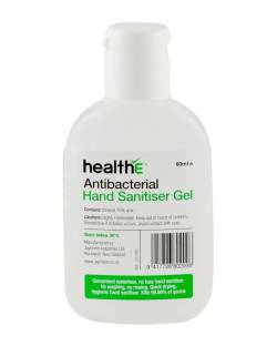 Health-e Hand Sanitiser 60mL, Limited stock